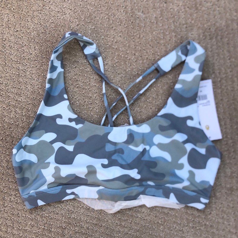 NWT Spiritual Gangster Studio Bra Camo